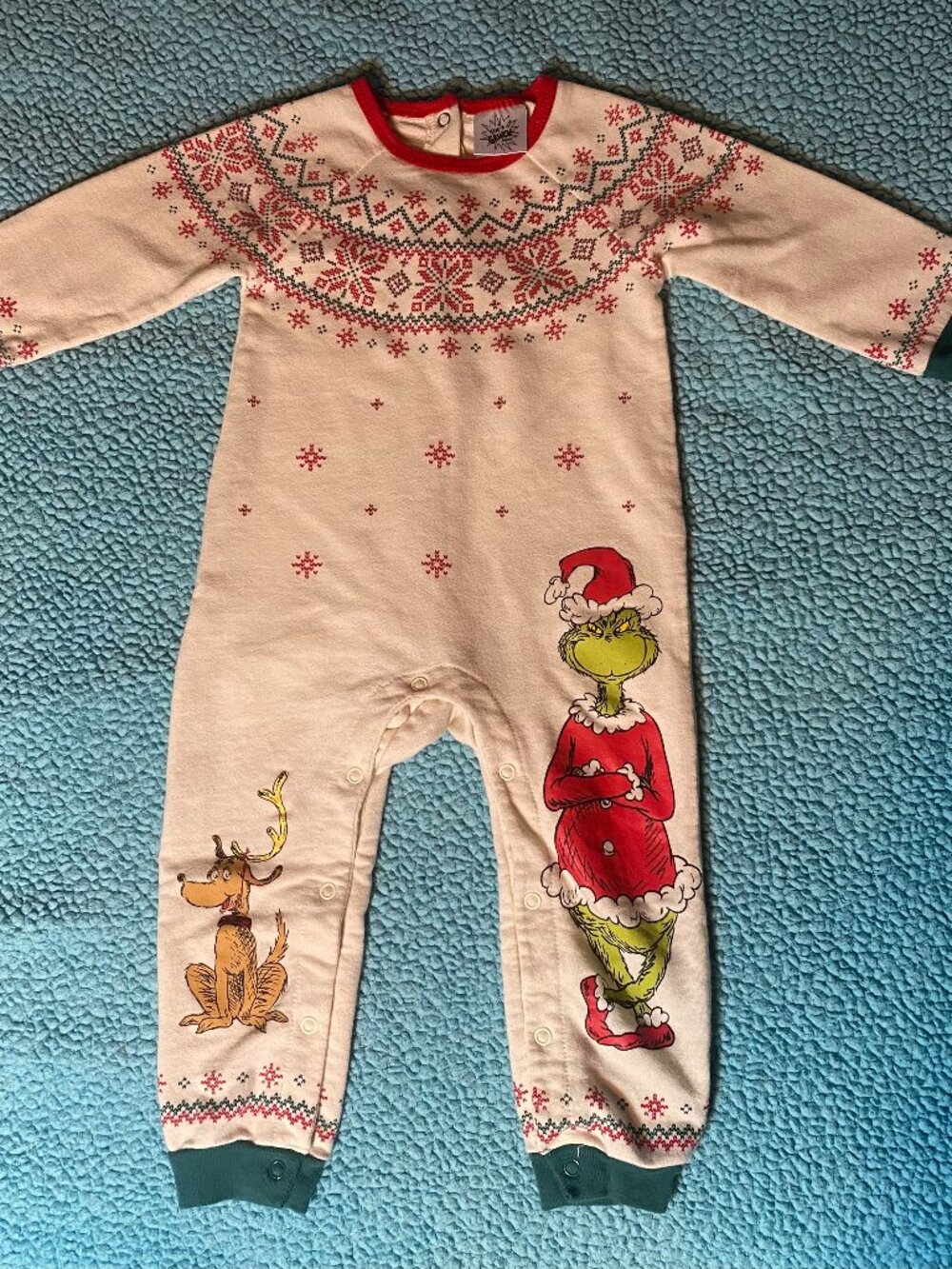 Dr. Seuss The Grinch Christmas 18M Baby Toddler Clothes Pajamas Holiday